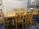 Picture of Enzo 190cm Dining Table plus 6 Moonwalk Chairs