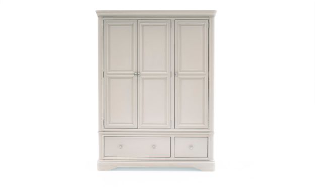 Picture of Mabel 3 Door 2 Drawer Wardrobe (Taupe)
