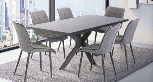 Picture of Picasso 1.6-2.0m Extending Dining Table (Cross Leg Base) 