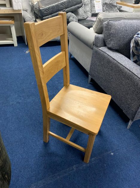 Picture of Stow Natural Oak Chair (Solid Seat)