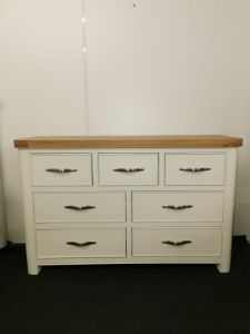 Picture of Stow Painted 3 Over 4 Drawer Chest (White)