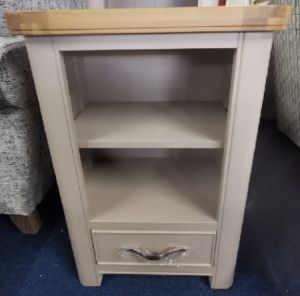 Picture of Stow Painted Low 1 Drawer Bookcase (Grey)
