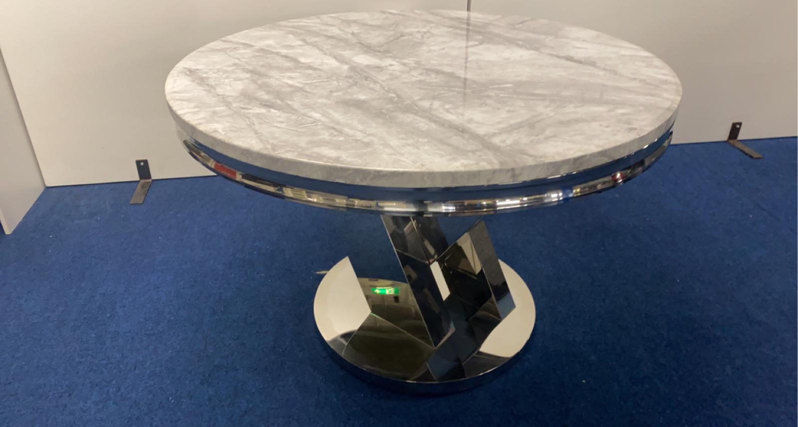 Glenkeen Furnishings. Sylvia Round Dining Table 1.2m