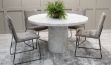 Picture of Carra Dining Table Round - Bone White 1300