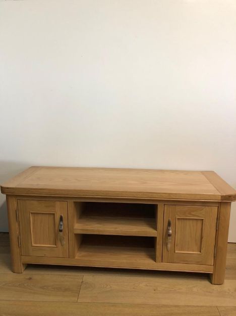 Picture of Stow Natural Oak Large TV Unit 