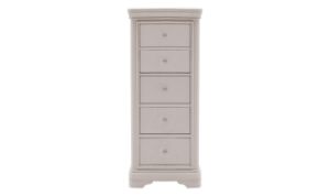 Picture of Mabel 5 Drawer Tall Narrow Chest (Taupe)