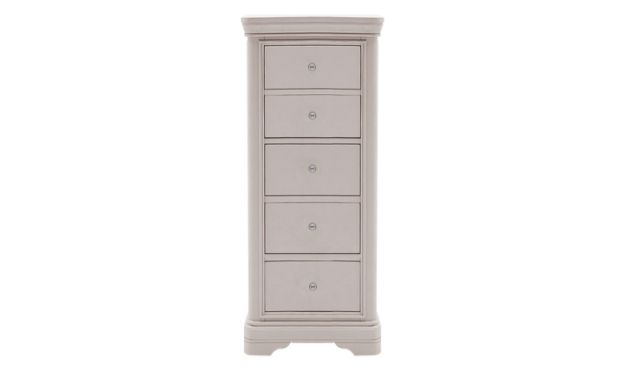 Picture of Mabel 5 Drawer Tall Narrow Chest (Taupe)