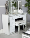 Picture of White Manhattan 7 Drawer Dressing Table