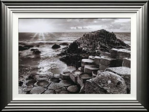 Picture of Giants Causeway B&W
