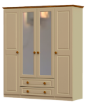 Picture of Troscan 4 Door 2 Drawer 2 Mirror Robe