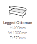Picture of Fairmont Legged Ottoman 