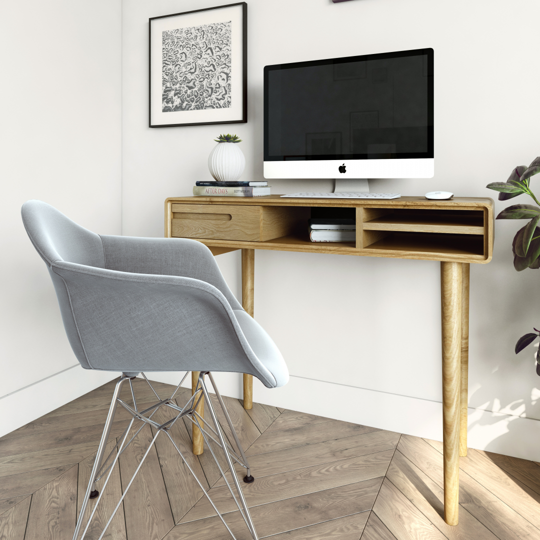 Glenkeen Furnishings. Scandic Small Computer Desk