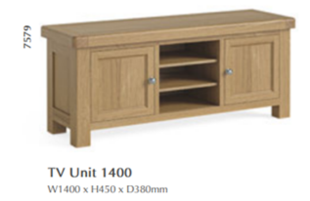 Picture of Normandy Large TV Unit (1400)