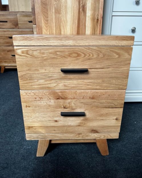 Picture of Alpha 2 Drawer Bedside Locker 