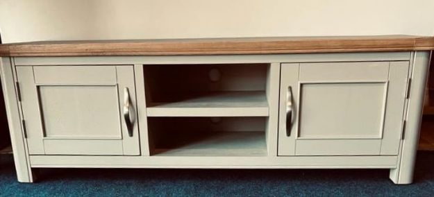 Picture of Stow Painted Extra Large TV Unit (Grey)