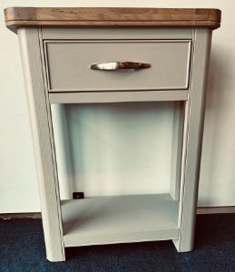 Picture of Stow Painted 1 Drawer Console Table (Grey)