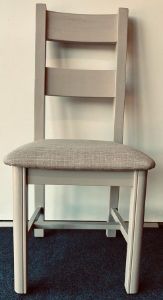 Picture of Stow Painted Chair with Fabric Seat (Grey)