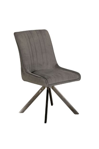 Picture of Chloe Dining Chair (Grey Velvet)