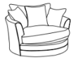 Picture of Dorset Large Swivel Chair