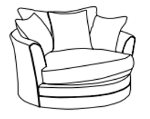 Picture of Dorset Medium Swivel Chair