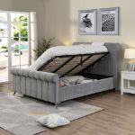 Picture of Carlow Ottoman Bedframe - Grey 