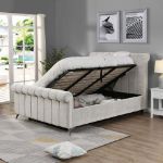 Picture of Carlow Ottoman Bedframe - Beige