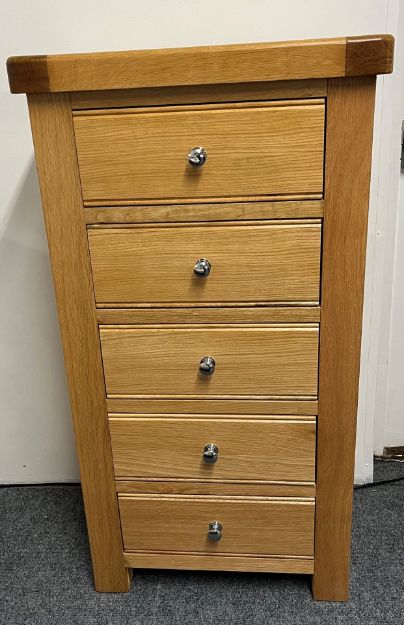 Picture of Normandy 5 Drawer Tallboy
