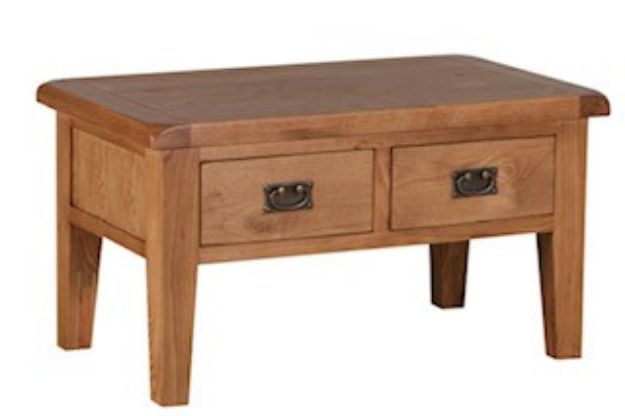 Picture of Paris Oak Coffee Tables with Drawers