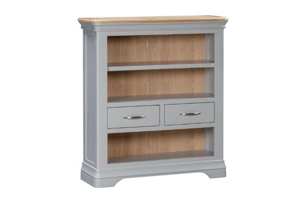 Picture of Florence 2 Drawer Bookcase (Grey)