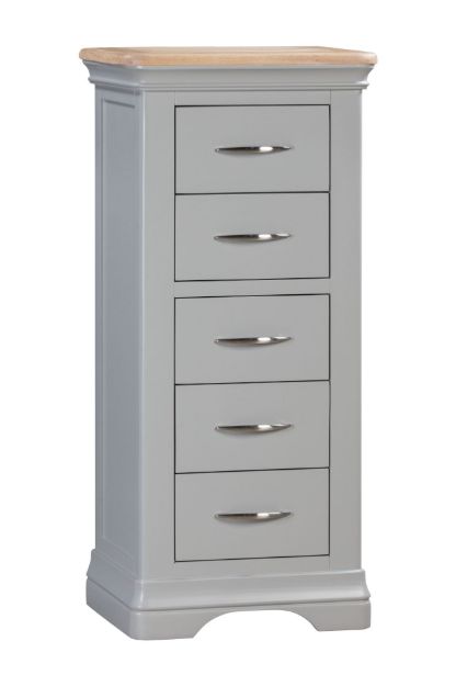 Picture of Amelia 5 Drawer Tall Chest (Grey)