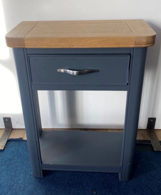 Picture of Stow Painted 1 Drawer Console Table (Blue)