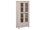 Picture of Roma Painted Display Cabinet  with Glass Doors 
