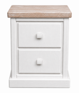Picture of Tommy Large Bedside Table - Oak/Oxford White