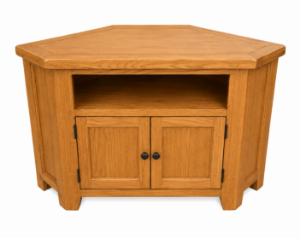 Picture of Paris oak large corner tv unit 