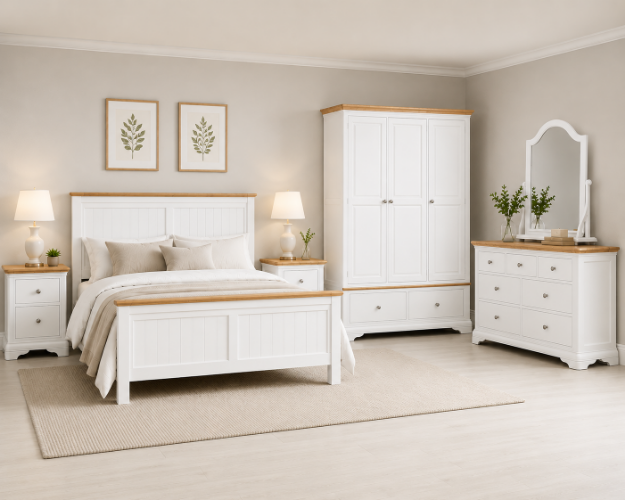 Picture of Sorrento Bedroom (White/Oak & Grey/Oak)