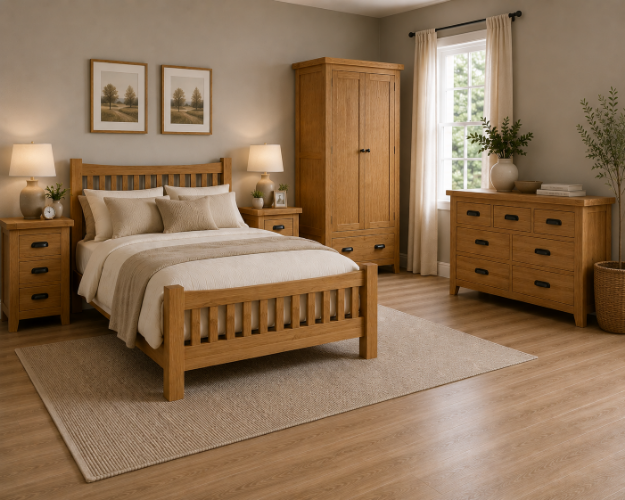 Picture of Paris Oak Bedroom
