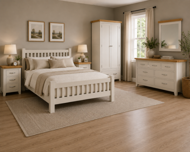 Picture of Paris Painted Bedroom 