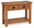 Picture of Paris Oak Console Table with 2 Drawers