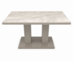 Picture of Riley 1.2 Grey Marble Effect Table Set