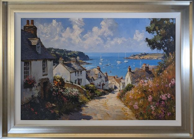 Picture of Vintage Cornish Village Seaside