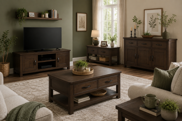 Picture of Roma Walnut Living 