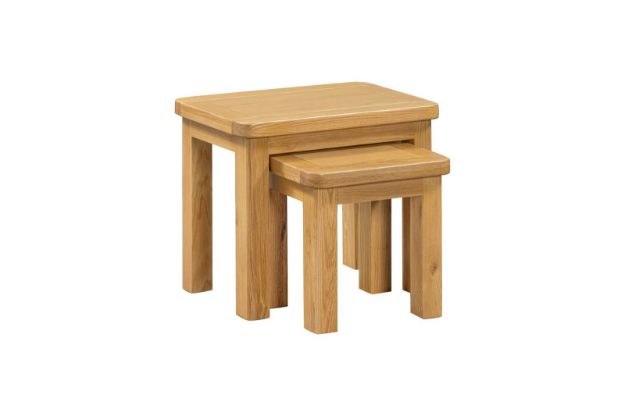 Picture of Roma Oak Nest of Tables