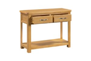Picture of Roma Oak 2 Drawer Console Table