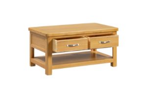 Picture of Roma Oak Coffee table with Drawers 