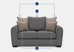 Picture of Memphis 2 Seater -PillowBack