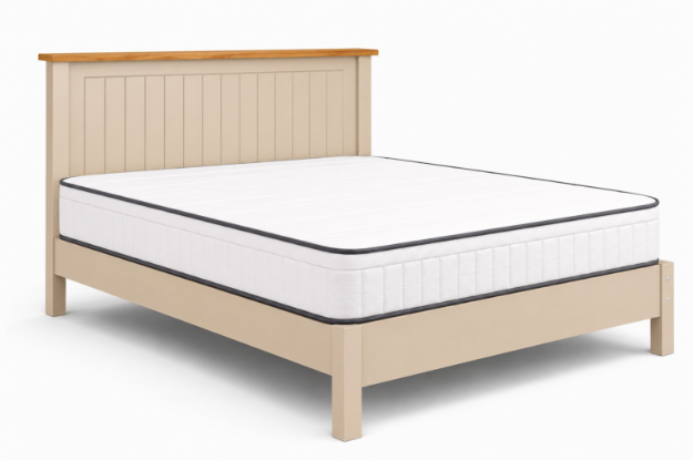 Picture of Troscan Panel-Style Headboard Bedframe