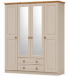 Picture of Troscan 4 Door 2 Drawer 2 Mirror Robe