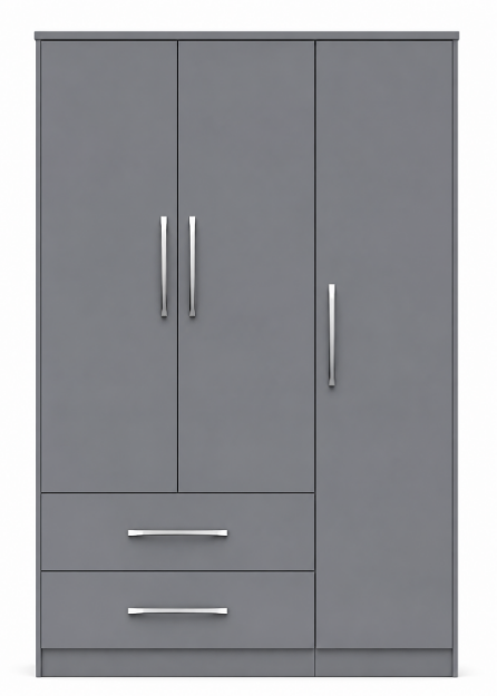 Picture of Miami 3 Door 2 Drawer Robe
