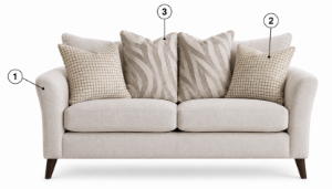 Picture of Molly 2 Seater- Pillowback 