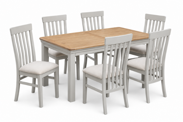 Picture of Florence Extending Table & 6 Florence Chairs